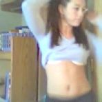 Pic of Cutie masturbates after a striptease