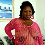 Pic of Chubby black plumper Subrina fucking on the floor 