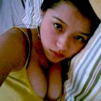 Pic of Me and my asian Asian does a stiptease befoe sliding her pussy on huge cock
