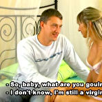 Pic of Blonde Virgin Sindy's First Time