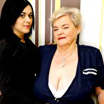 Pic of Horny babe having fun with a BBW lesbian