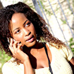 Pic of Hot mature licking Ivy Sherwood's teen ebony pussy