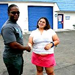 Pic of Fat gigantic mammoth brunette bbw Jewelz on her chubby knees