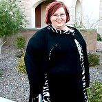 Pic of Plump huge Amita redhead bbw showing off her body 