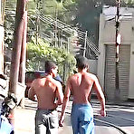 Pic of  He was hard in minutes so he took below par his underwear and squeezed his hard dick making it throb latin male pornstars