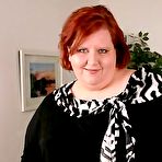 Pic of Plumper huge redhead chubby Amnita sucking black large penis