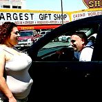 Pic of Fat huge chubby Reyna showing off her large bbw ass in thong