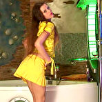 Pic of Just Eighteen Stripper Virgin Bathing And Spreading Her Barely Legal Virgin Pussy