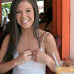 Pic of Nineteen year old cutie trying to get a dildo into her tight teen pussy