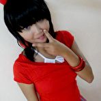 Pic of Febe is a sexy dirty devil schoolgirl showing her pussy in public