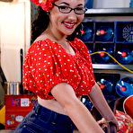 Pic of SexPreviews - Maggie Mayhem on high heels gets her butt fingerd and fucked