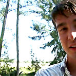 Pic of A young 18 year old freshman in college teen guys outdoor