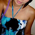 Pic of Hot Asian teen named Meow shows her goods in public