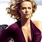 Pic of Charlize Theron sexy posing scans from magazines