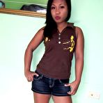 Pic of Thick-assed lil Asian babe gets naked for pics by white guy | Trike Patrol Photo Galleries