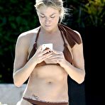 Pic of Leann Rimes sexy in bikini poolside