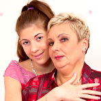 Pic of Naughty old and young lesbians getting ready to play