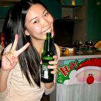 Pic of Drunk Asian Teen With Banana Penis