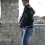 Pic of Close-up shots of a peeing girl unaware of spy cam