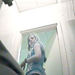 Pic of Sexy teen with hot ass takes a leak on spy cam