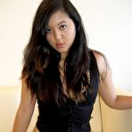 Pic of Mini Skirt Asian GF Shows Tiny Tits Off