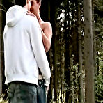 Pic of Lucky for Luke, Patrick is more interested in his bare hole male outdoor sex