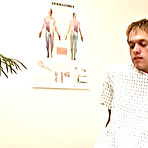 Pic of Finally, Alex blows a huge load soaking Quinn's chest and stomach guys first time sex with a man