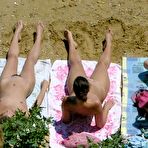 Pic of Teen nudists take off their clothes and play nude