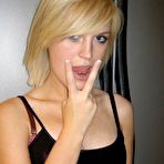 Pic of Perky tits all american teen shows off her tight body.