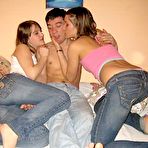 Pic of Two hot teens sucks a nerd