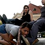 Pic of SexPreviews - Veronica Spanish babe is bound and group fucked in public