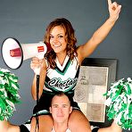 Pic of Horny Cheerleader Cute Teen Fucks and Gets Cum On Her Face