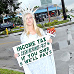 Pic of Realitykings / Moneytalks.com Ella Incum Taxed