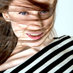 Pic of Anne Taking Off Her Striped Dress - NudesPuri.com