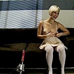 Pic of SexPreviews - Chloe Camilla white stockings blonde is fucking machines for orgasm