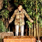 Pic of Whip strikes on tits and pussy