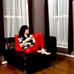 Pic of Aria Alexander In Red Tights