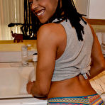 Pic of Cute black teen sucks and fucks big white dick