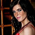 Pic of Eileen Sue In Silky Red Lingerie