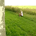 Pic of Seventeen Video Petite Dutch girl toying in a field