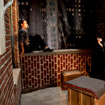 Pic of 
      Sheena Ryder distracts him with her round ass and juicy pussy
    