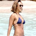 Pic of Jessica Alba wearing a bikini in the Caribbean