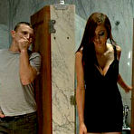 Pic of Sex and Submission - Beautifull babe caught in rest room and forced to fuck in double penetration sex abuse and spanking