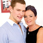 Pic of Horny mature slut gets a warm creampie