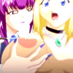 Pic of Bondanime.com present this movie : Chained hentai gets pinched her huge boobs and brutal bondage fucked