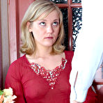 Pic of Finding tights between his girlfriends tits a lewd guy pulls them on head