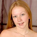 Pic of 18 yr old coed with flat boobs and shaven pussy stripping