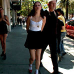 Pic of Public Disgrace - Slutty babe with nice ass enjoys getting abused in public group sex and deep ass fucking