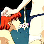 Pic of *Bondanime.com*-->> Two hentai lesbians having hardcore sex with toy