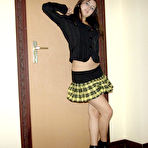 Pic of Seductive brunette posing anked